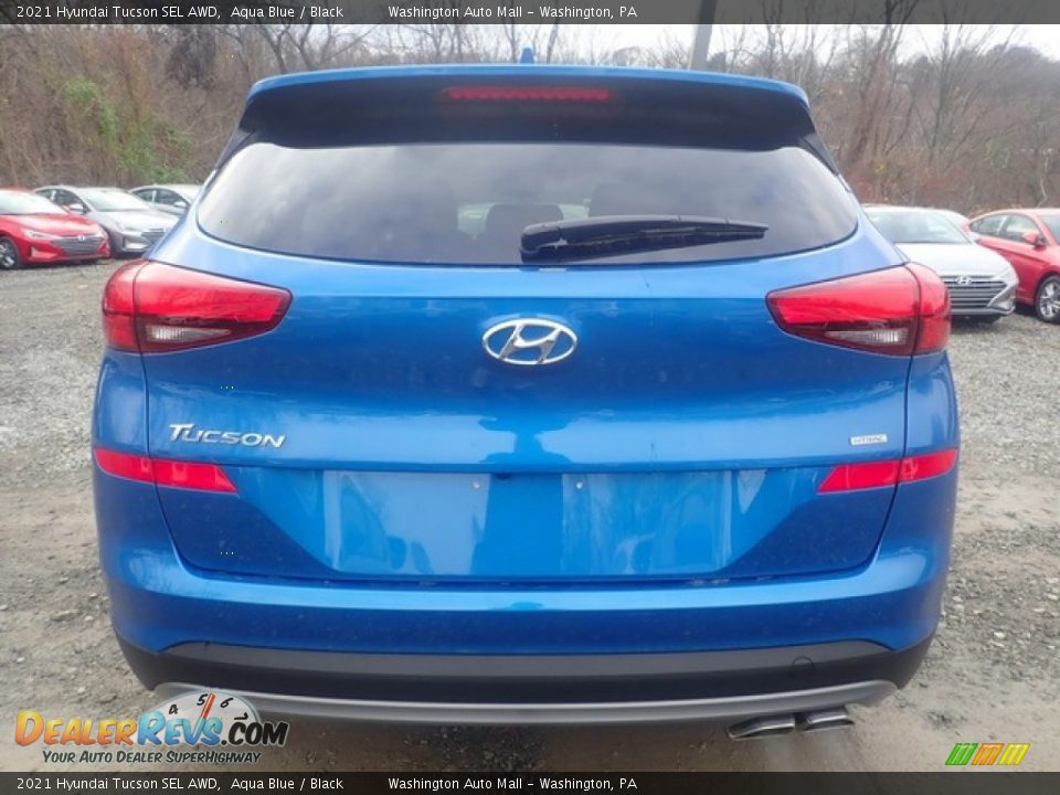 2021 Hyundai Tucson SEL AWD Aqua Blue / Black Photo #4