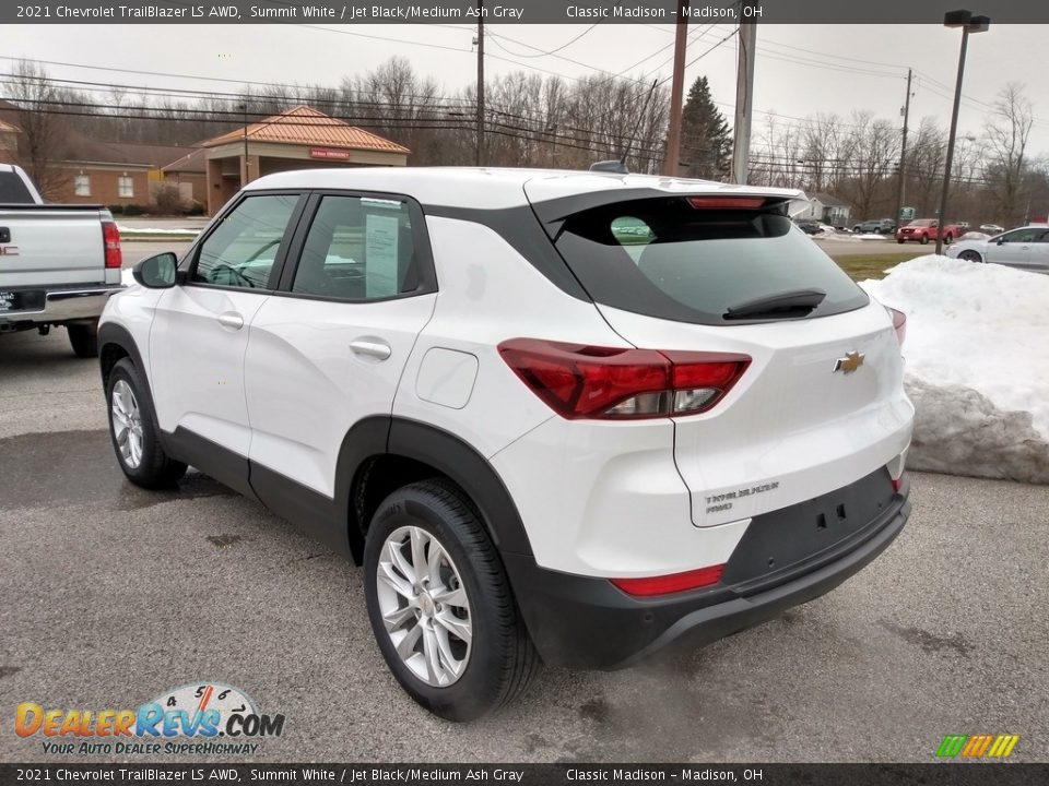 2021 Chevrolet Trailblazer LS AWD Summit White / Jet Black/Medium Ash Gray Photo #6