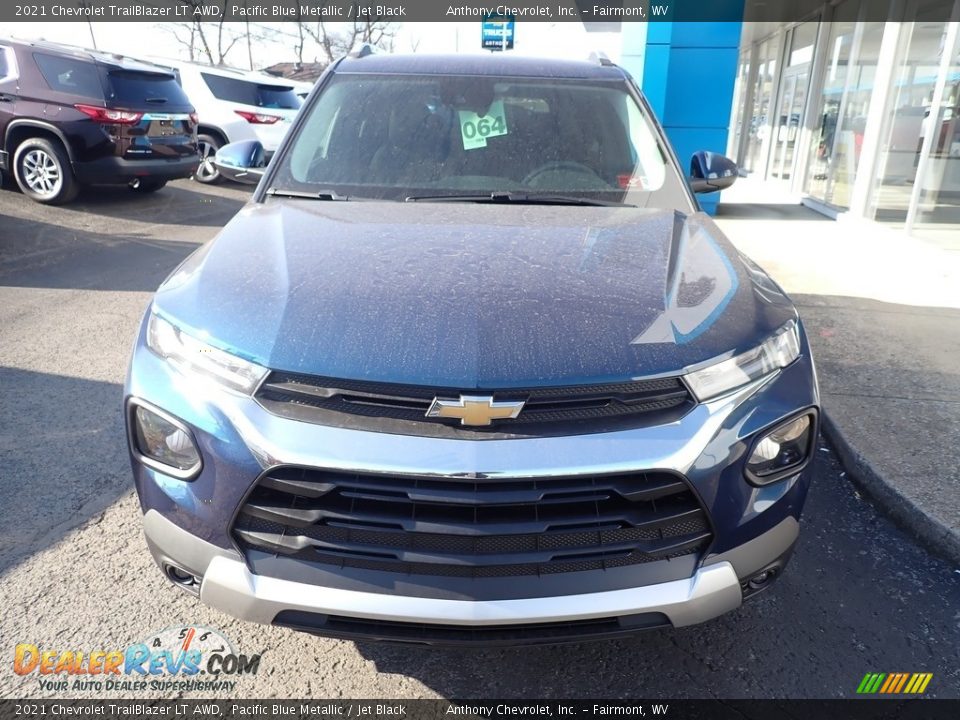 2021 Chevrolet TrailBlazer LT AWD Pacific Blue Metallic / Jet Black Photo #8