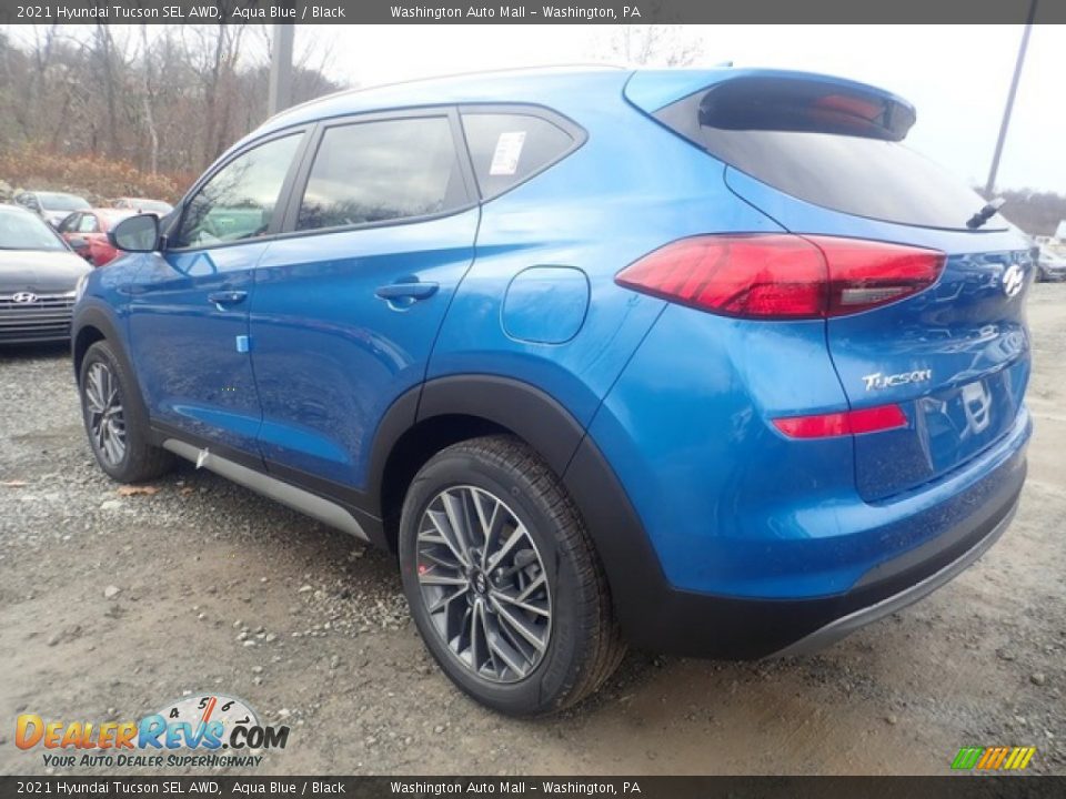 2021 Hyundai Tucson SEL AWD Aqua Blue / Black Photo #10