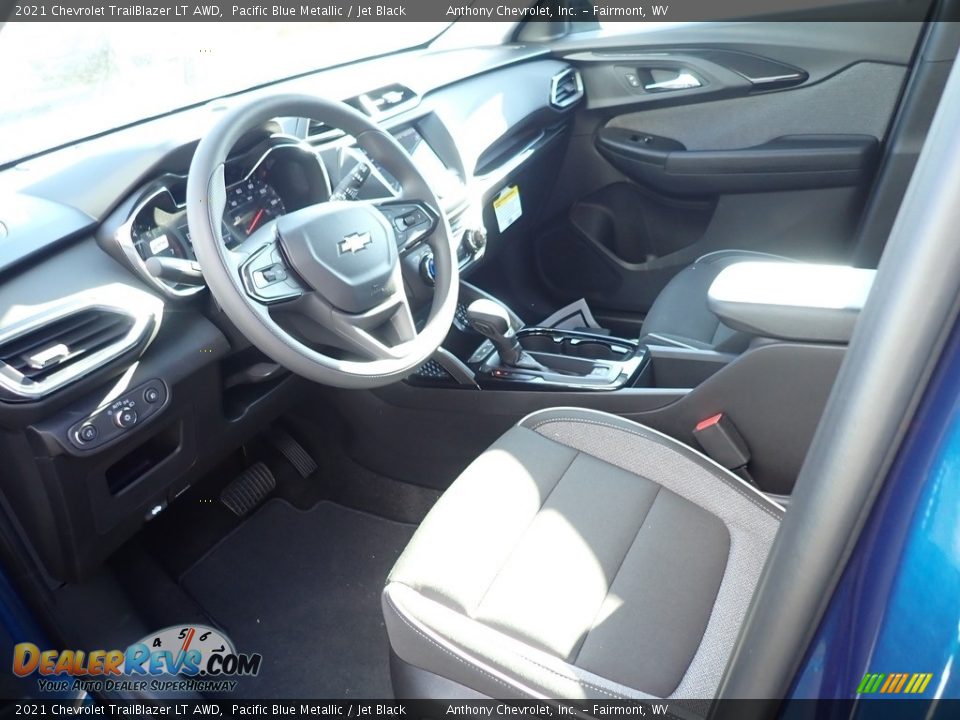 2021 Chevrolet TrailBlazer LT AWD Pacific Blue Metallic / Jet Black Photo #12