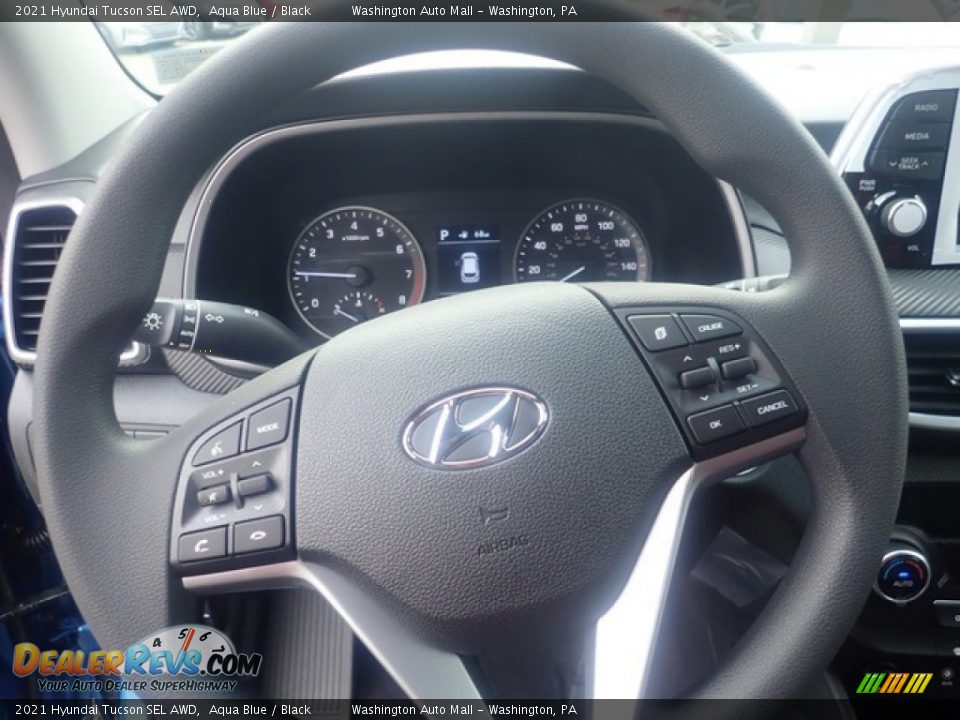 2021 Hyundai Tucson SEL AWD Steering Wheel Photo #17