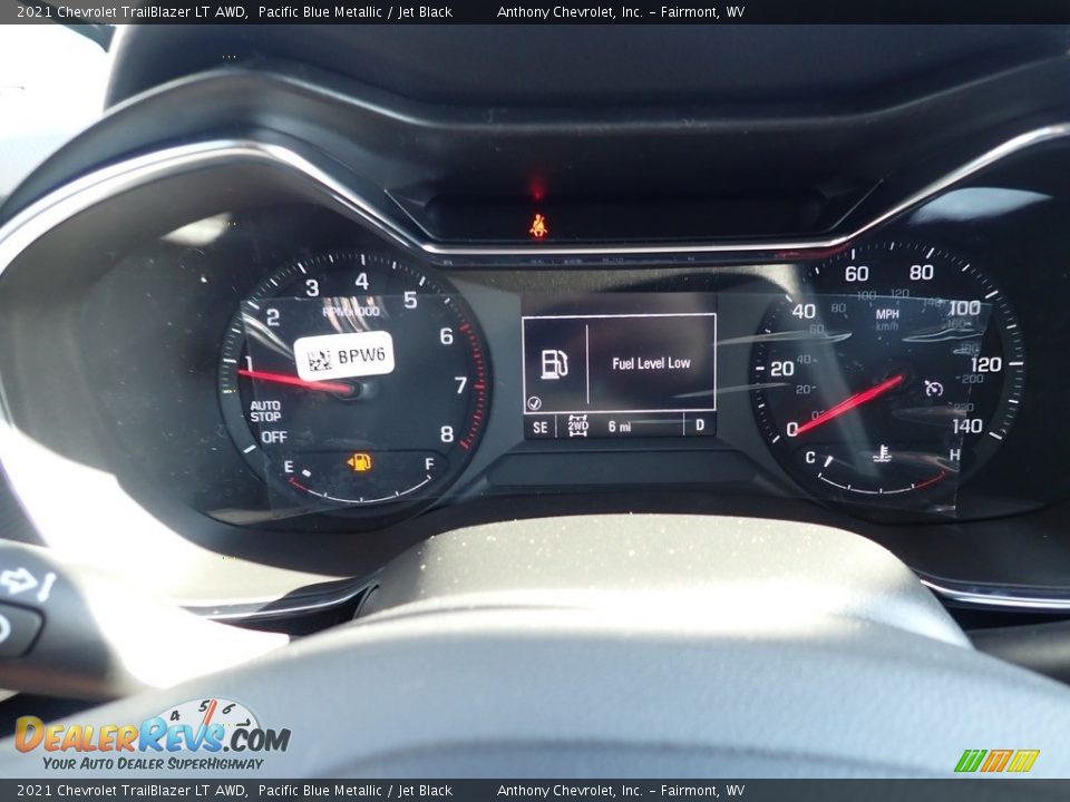 2021 Chevrolet TrailBlazer LT AWD Pacific Blue Metallic / Jet Black Photo #20