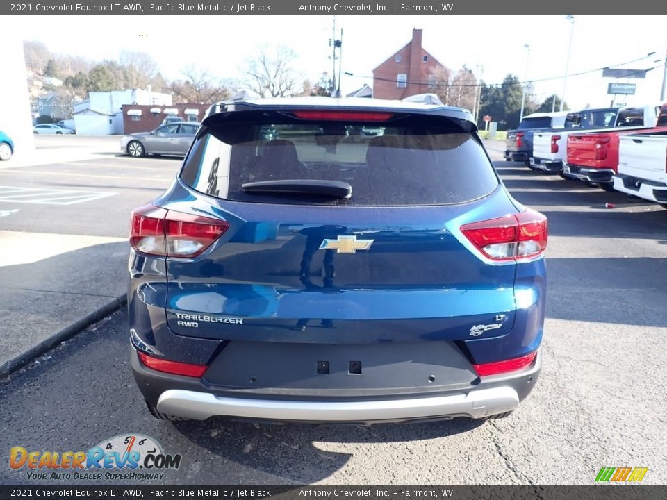 2021 Chevrolet Equinox LT AWD Pacific Blue Metallic / Jet Black Photo #5
