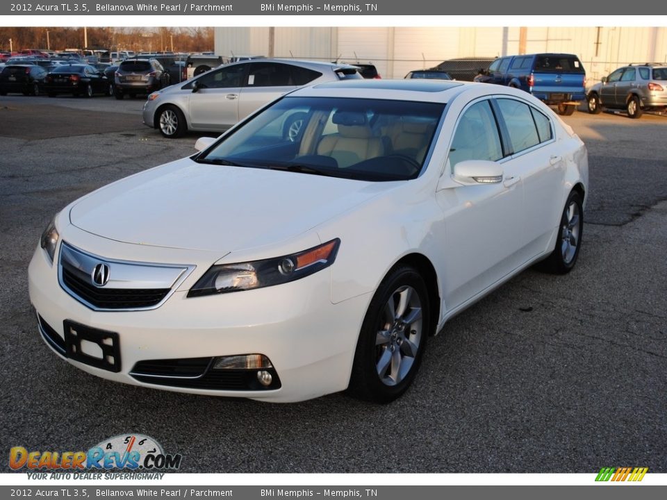 2012 Acura TL 3.5 Bellanova White Pearl / Parchment Photo #1