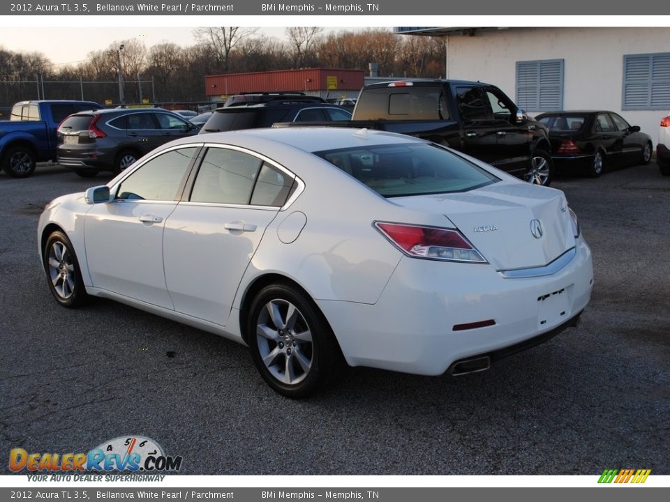 2012 Acura TL 3.5 Bellanova White Pearl / Parchment Photo #3