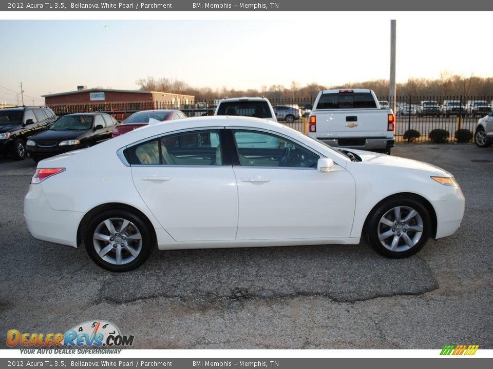 2012 Acura TL 3.5 Bellanova White Pearl / Parchment Photo #6