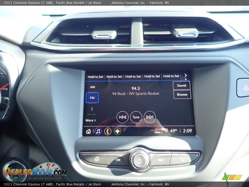 2021 Chevrolet Equinox LT AWD Pacific Blue Metallic / Jet Black Photo #15