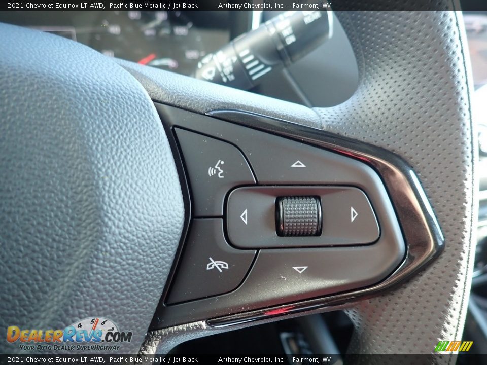 2021 Chevrolet Equinox LT AWD Pacific Blue Metallic / Jet Black Photo #18