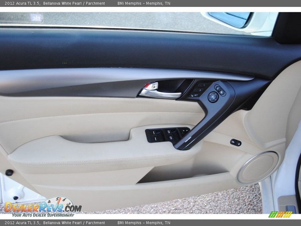 2012 Acura TL 3.5 Bellanova White Pearl / Parchment Photo #10