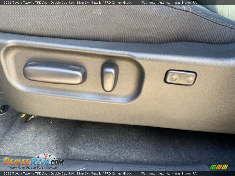 2021 Toyota Tacoma TRD Sport Double Cab 4x4 Silver Sky Metallic / TRD Cement/Black Photo #21