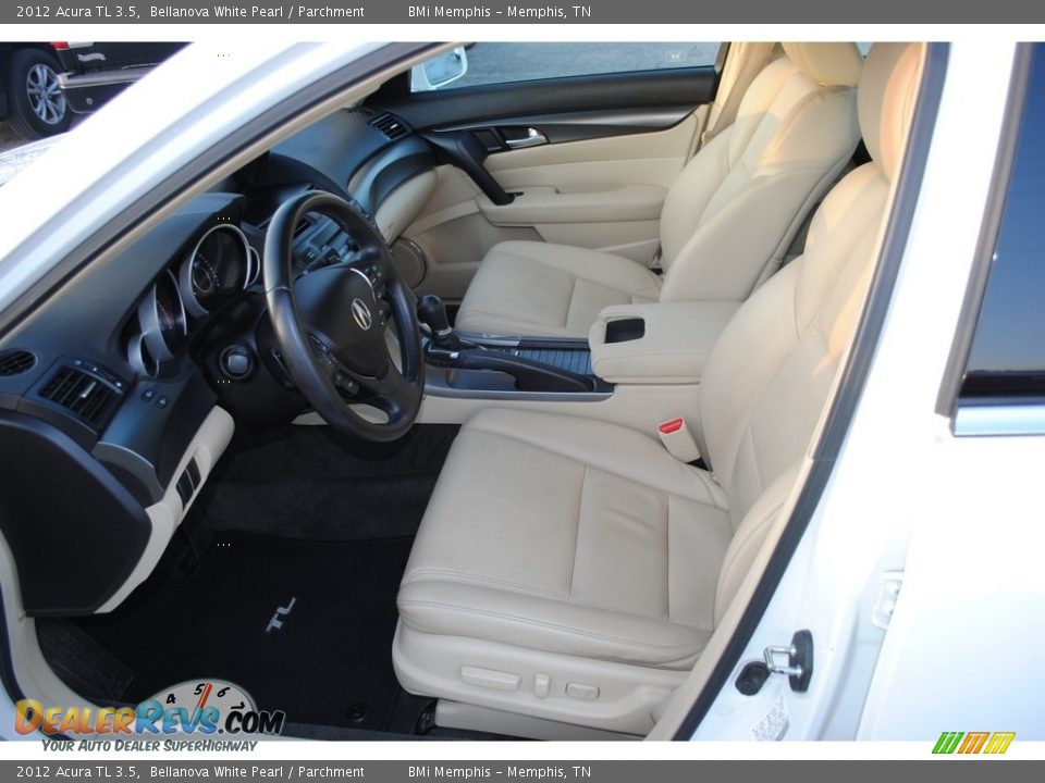 2012 Acura TL 3.5 Bellanova White Pearl / Parchment Photo #11