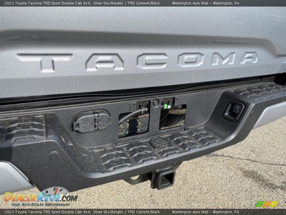 2021 Toyota Tacoma TRD Sport Double Cab 4x4 Silver Sky Metallic / TRD Cement/Black Photo #22