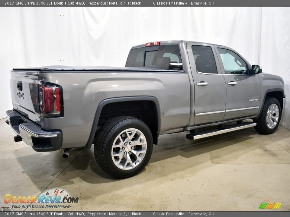 2017 GMC Sierra 1500 SLT Double Cab 4WD Pepperdust Metallic / Jet Black Photo #2