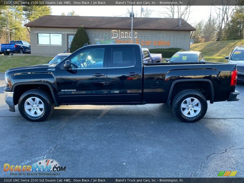 2016 GMC Sierra 1500 SLE Double Cab 4WD Onyx Black / Jet Black Photo #1