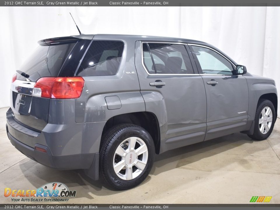 2012 GMC Terrain SLE Gray Green Metallic / Jet Black Photo #2