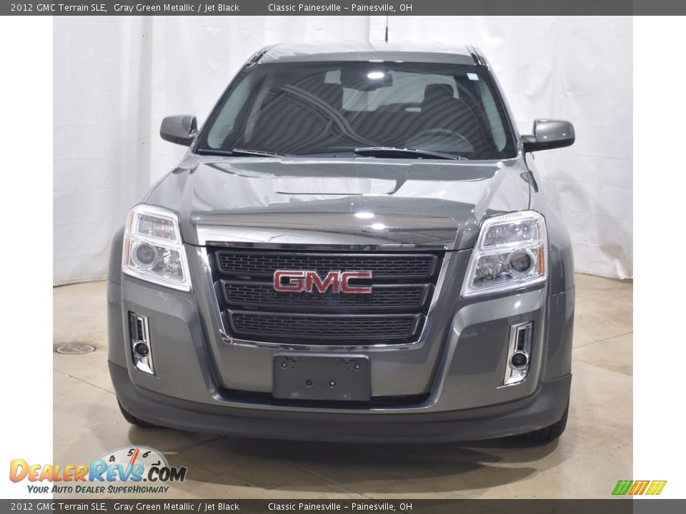 2012 GMC Terrain SLE Gray Green Metallic / Jet Black Photo #4