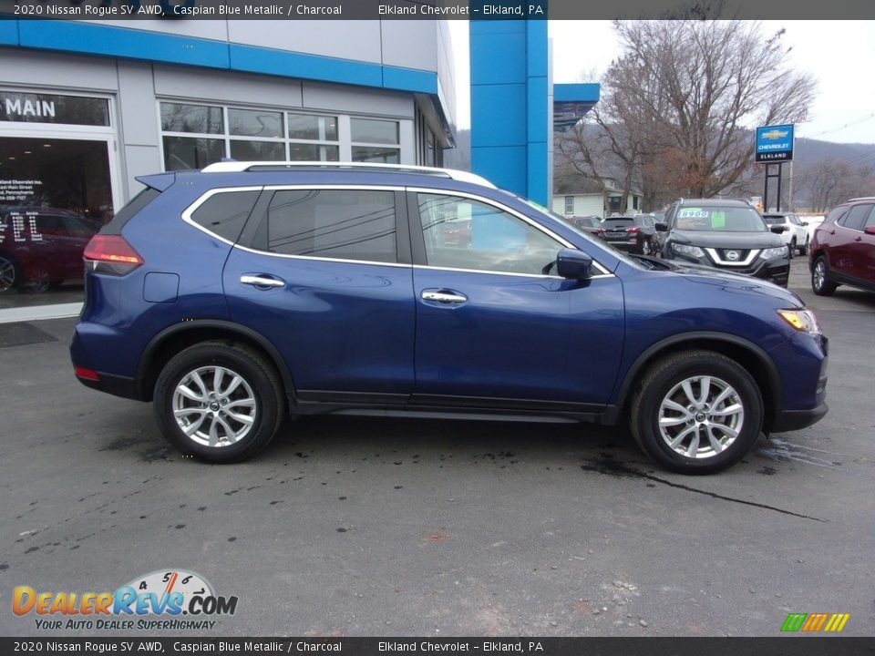 2020 Nissan Rogue SV AWD Caspian Blue Metallic / Charcoal Photo #2