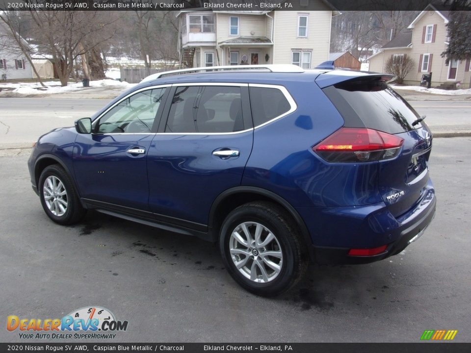 2020 Nissan Rogue SV AWD Caspian Blue Metallic / Charcoal Photo #5