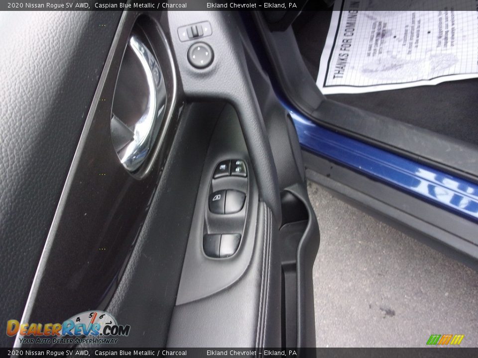2020 Nissan Rogue SV AWD Caspian Blue Metallic / Charcoal Photo #14