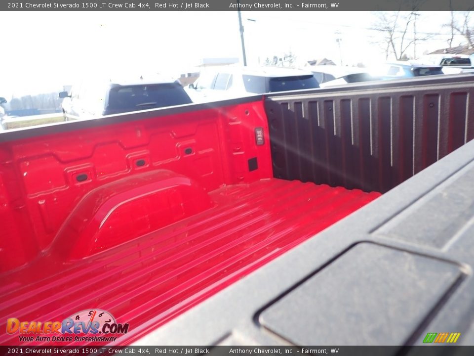 2021 Chevrolet Silverado 1500 LT Crew Cab 4x4 Red Hot / Jet Black Photo #11