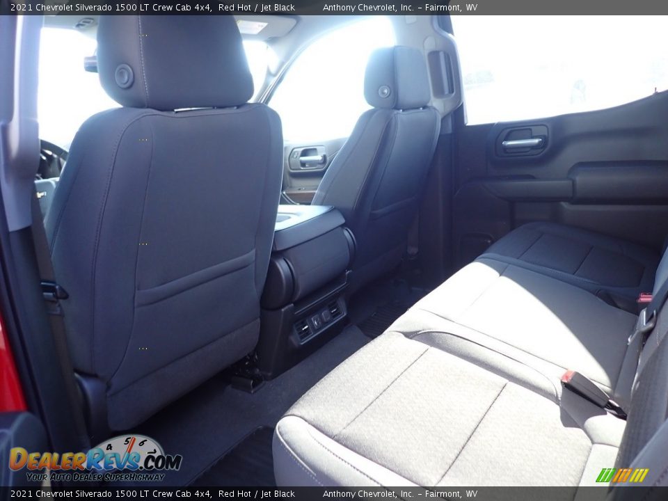 2021 Chevrolet Silverado 1500 LT Crew Cab 4x4 Red Hot / Jet Black Photo #12