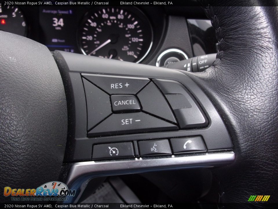 2020 Nissan Rogue SV AWD Steering Wheel Photo #19