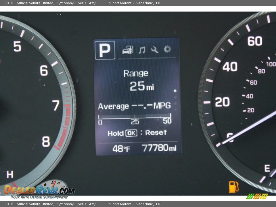 2016 Hyundai Sonata Limited Symphony Silver / Gray Photo #14