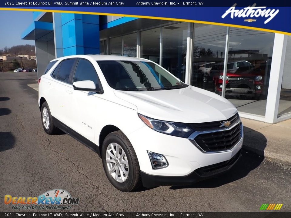 2021 Chevrolet Equinox LT AWD Summit White / Medium Ash Gray Photo #1