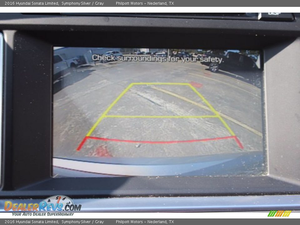 2016 Hyundai Sonata Limited Symphony Silver / Gray Photo #18