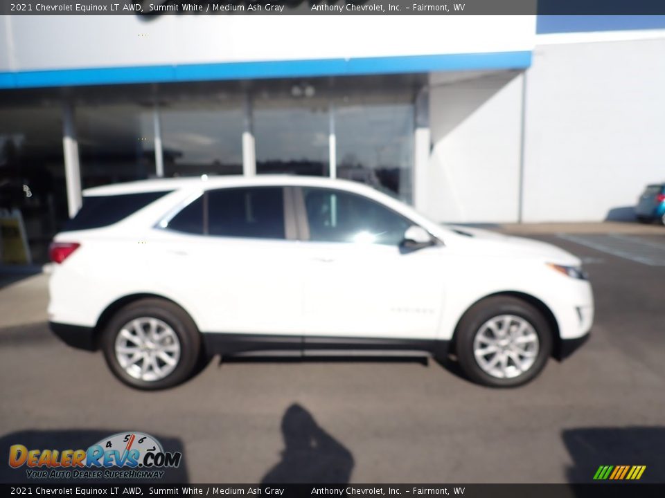 2021 Chevrolet Equinox LT AWD Summit White / Medium Ash Gray Photo #4