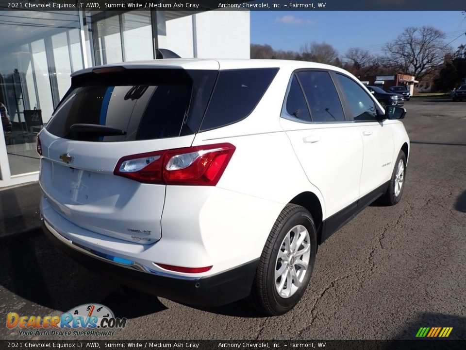 2021 Chevrolet Equinox LT AWD Summit White / Medium Ash Gray Photo #5
