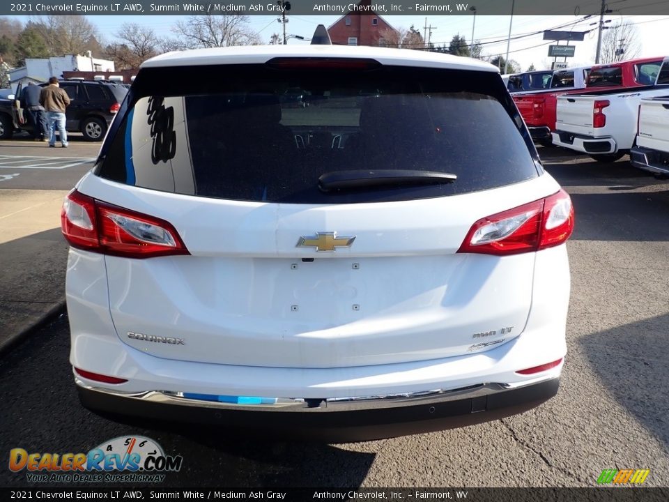 2021 Chevrolet Equinox LT AWD Summit White / Medium Ash Gray Photo #6