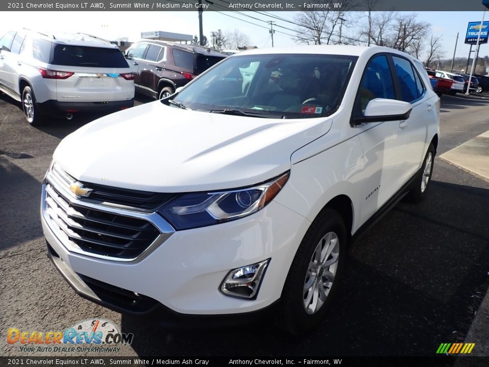 2021 Chevrolet Equinox LT AWD Summit White / Medium Ash Gray Photo #8