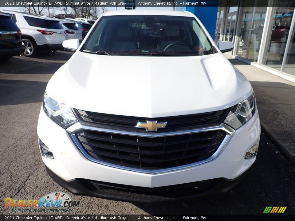 2021 Chevrolet Equinox LT AWD Summit White / Medium Ash Gray Photo #9