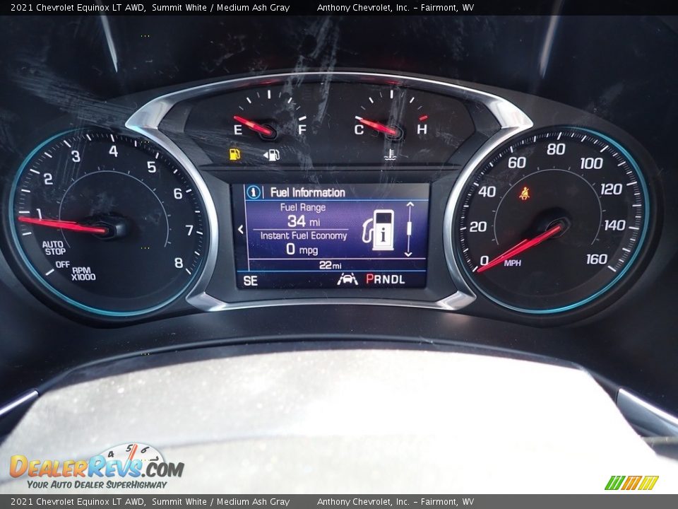 2021 Chevrolet Equinox LT AWD Summit White / Medium Ash Gray Photo #16