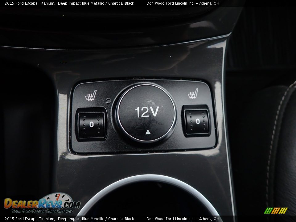 2015 Ford Escape Titanium Deep Impact Blue Metallic / Charcoal Black Photo #2