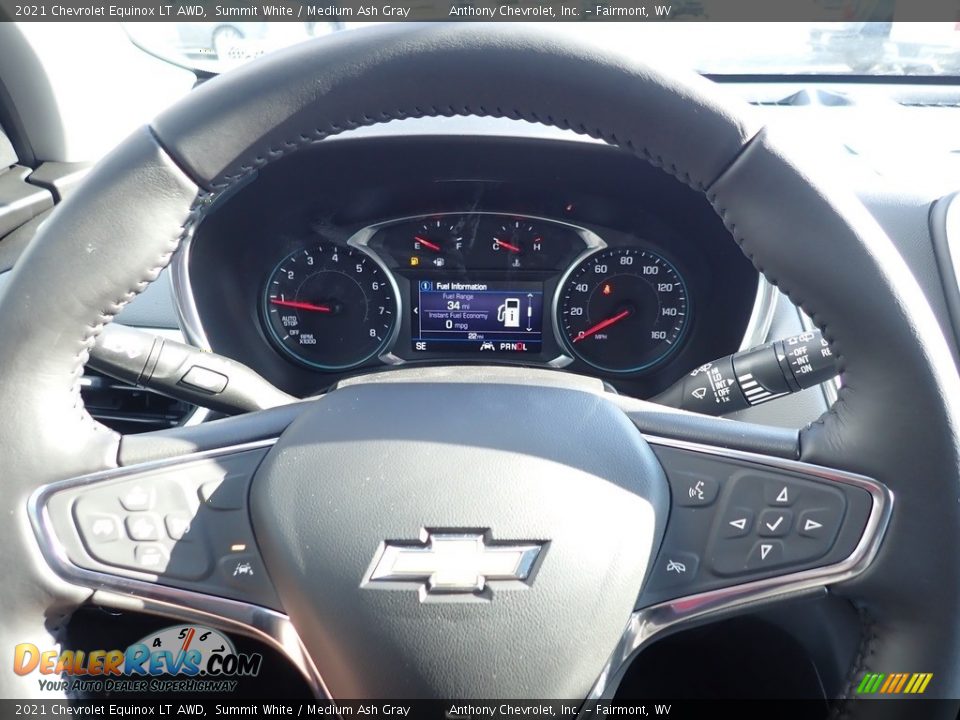 2021 Chevrolet Equinox LT AWD Summit White / Medium Ash Gray Photo #20