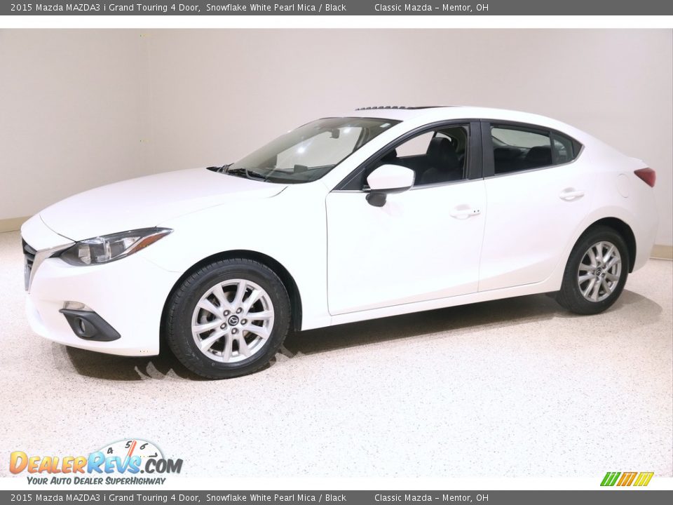 Snowflake White Pearl Mica 2015 Mazda MAZDA3 i Grand Touring 4 Door Photo #3