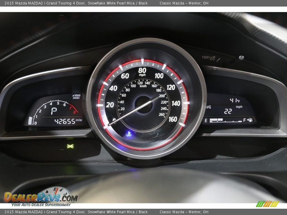 2015 Mazda MAZDA3 i Grand Touring 4 Door Gauges Photo #8