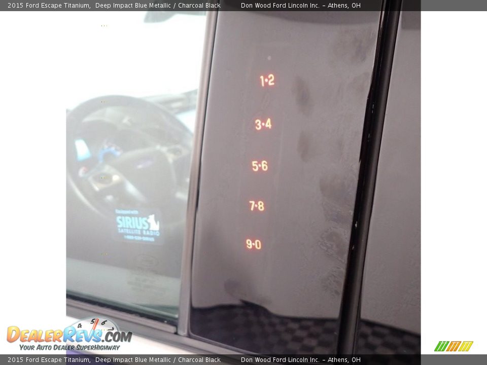 2015 Ford Escape Titanium Deep Impact Blue Metallic / Charcoal Black Photo #22