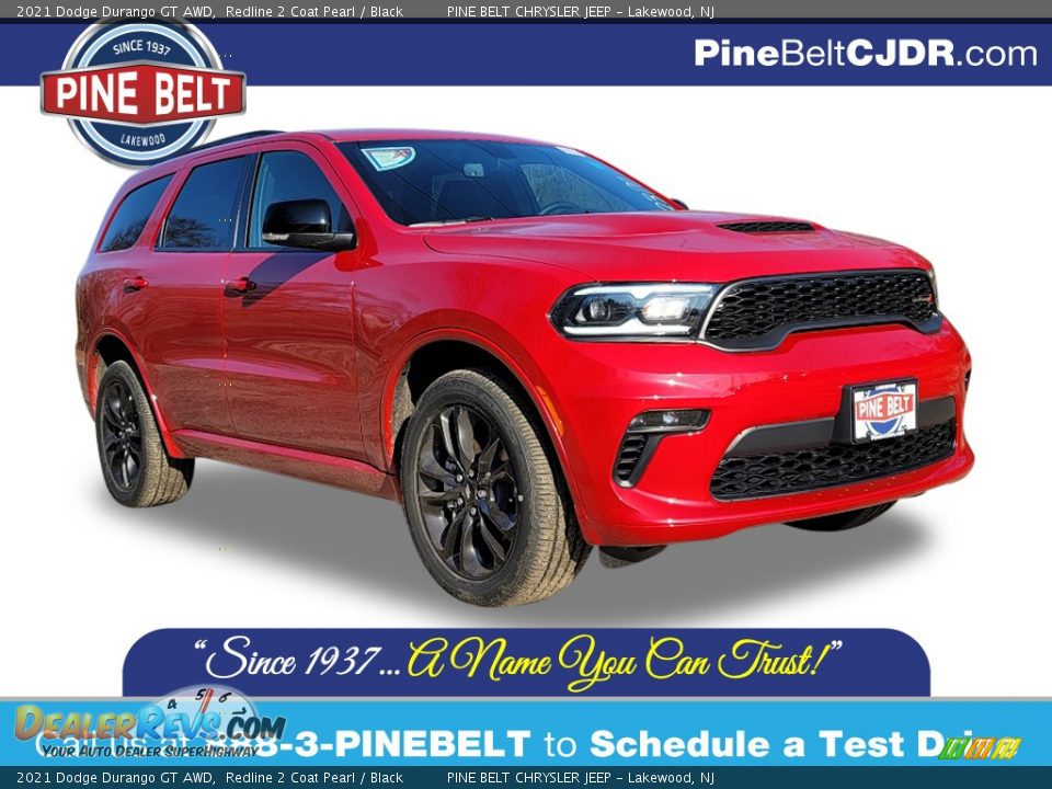 2021 Dodge Durango GT AWD Redline 2 Coat Pearl / Black Photo #1