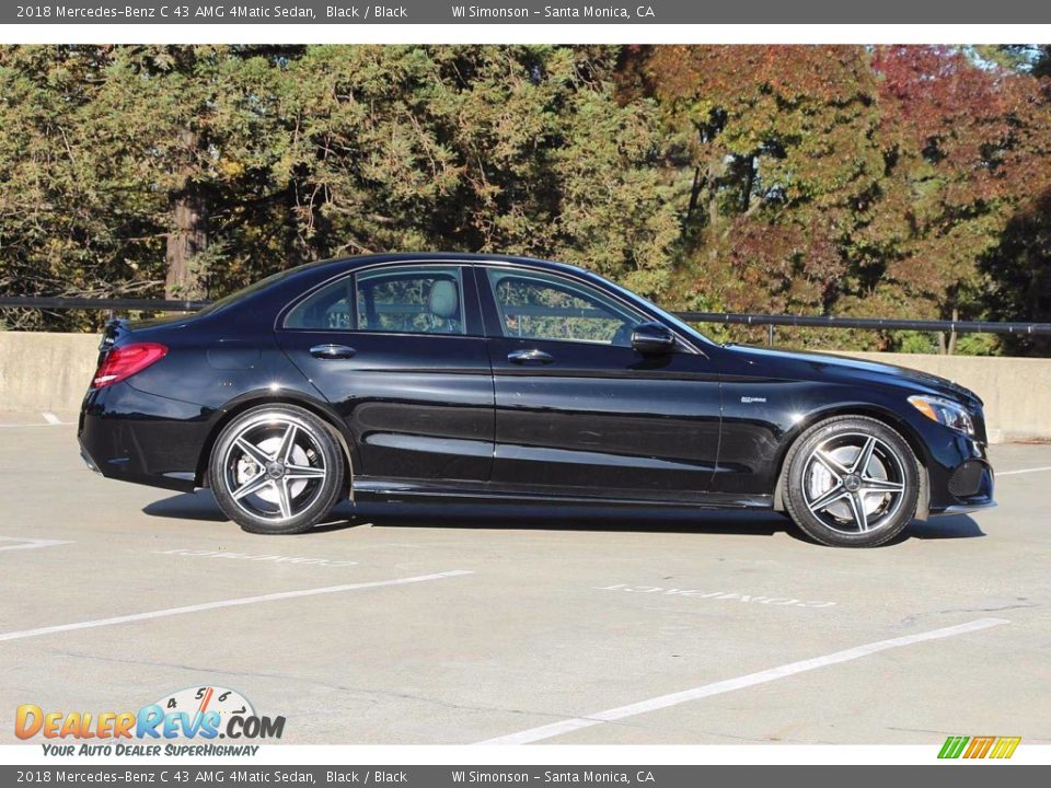 2018 Mercedes-Benz C 43 AMG 4Matic Sedan Black / Black Photo #4