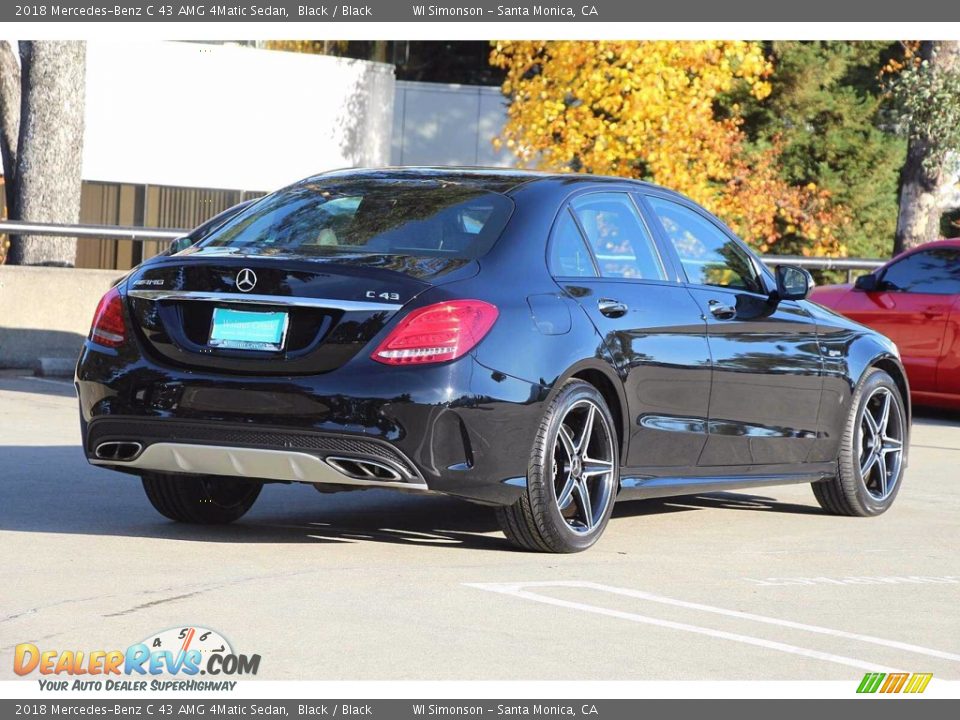 2018 Mercedes-Benz C 43 AMG 4Matic Sedan Black / Black Photo #5