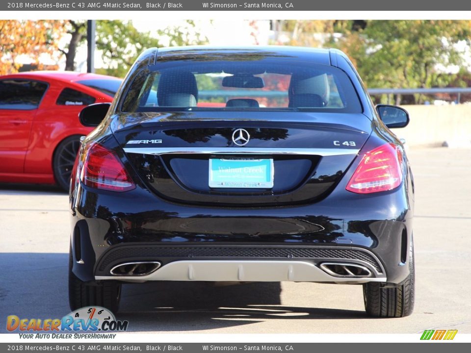 2018 Mercedes-Benz C 43 AMG 4Matic Sedan Black / Black Photo #6