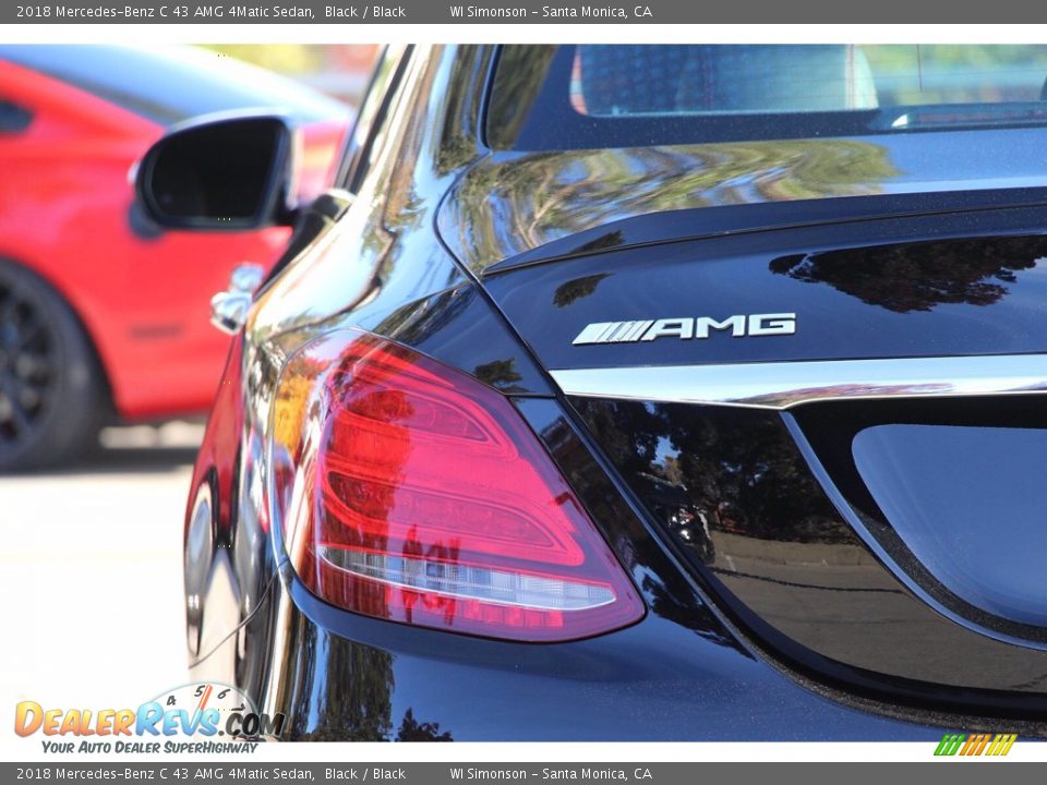 2018 Mercedes-Benz C 43 AMG 4Matic Sedan Black / Black Photo #7