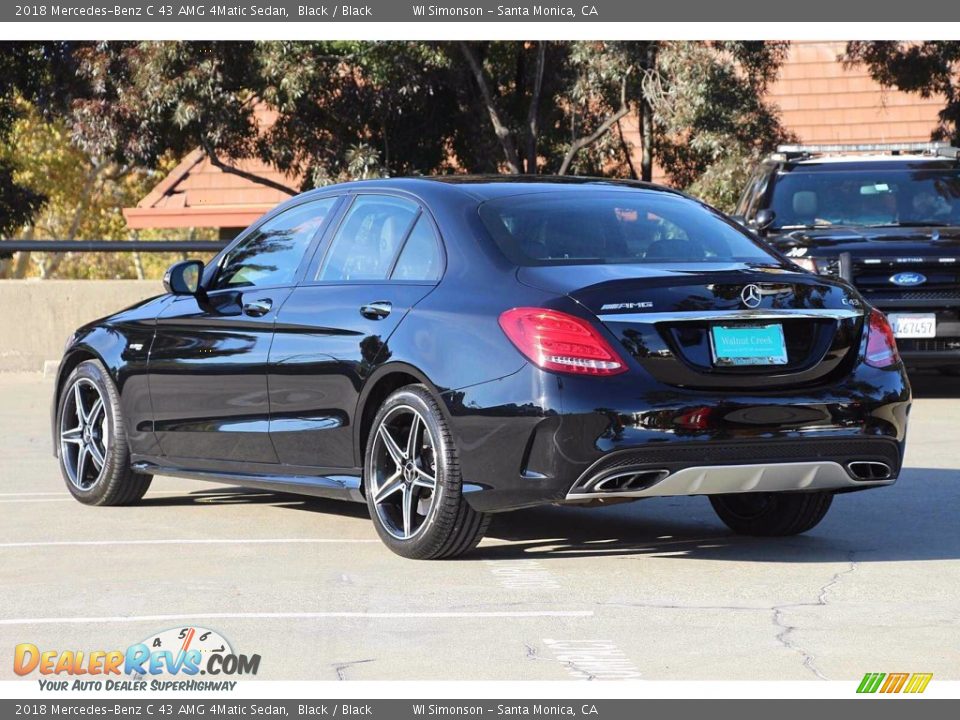 2018 Mercedes-Benz C 43 AMG 4Matic Sedan Black / Black Photo #8