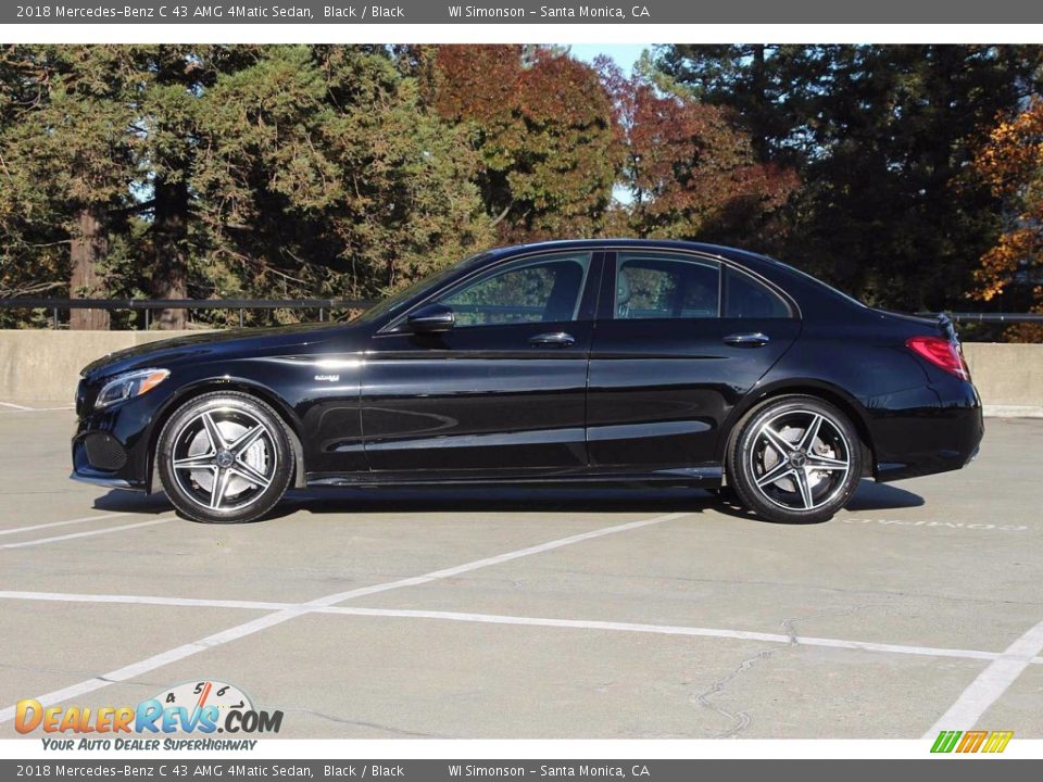 2018 Mercedes-Benz C 43 AMG 4Matic Sedan Black / Black Photo #9