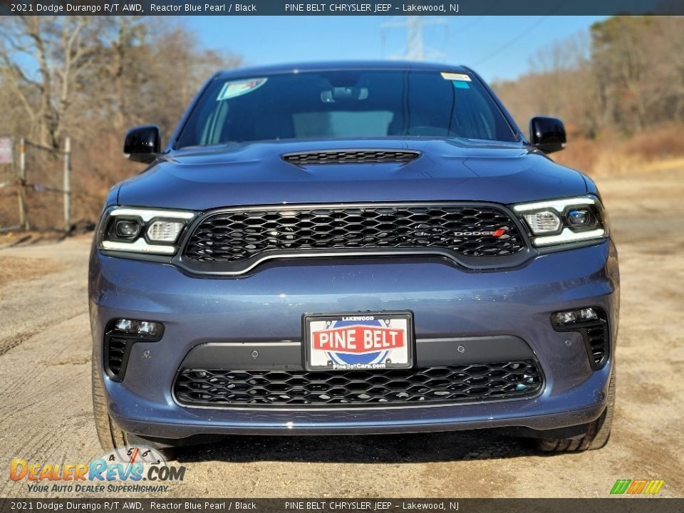 2021 Dodge Durango R/T AWD Reactor Blue Pearl / Black Photo #3