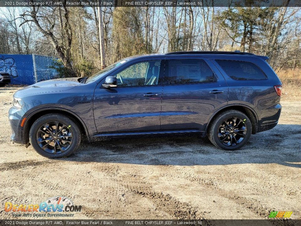 2021 Dodge Durango R/T AWD Reactor Blue Pearl / Black Photo #4